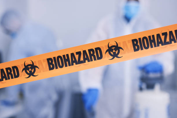 Professional Biohazard Cleanup technician working in Uncasville, CT